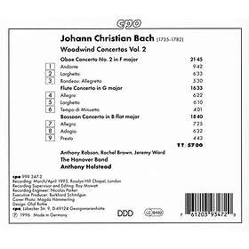 Anthony Robson, Jeremy Ward, Rachel Brown Wind Concertos 2 CD