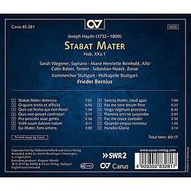 Sarah Wegener, Frieder Bernius Stabat Mater CD