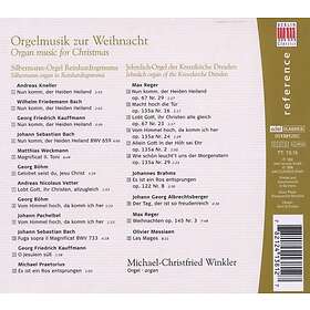 Michaelchristfried Winkler Organ Music For Christmas CD
