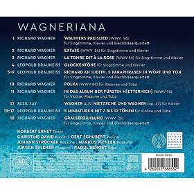 Gert Schubert, Fazil Say, Leopold Brauneiss Wagneriana CD
