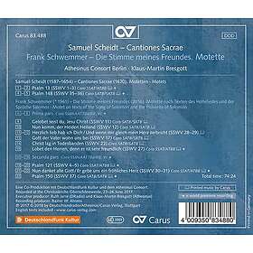 Scheidt Cantiones Sacrae CD