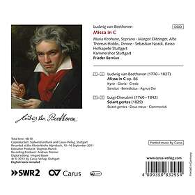 Frieder Bernius, Kammerchor Stuttgart, Margot Oitzinger, Maria Keohane, Sebastian Noack, Thomas Hobbs Missa In C CD