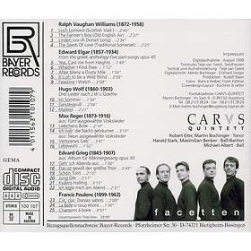 Vaughanwilliams, Wolf, Carus Qnt Facetten CD