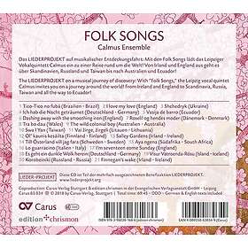 Abreu, Calmus Ensemble Folk Songs CD