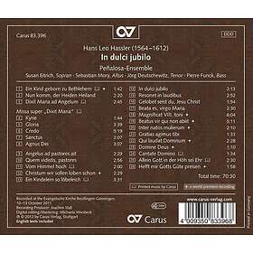 Pe Alosaensemble, Hans Leo Hassler In Dulci Jubilo: Choral Music For Advent & Xmas CD