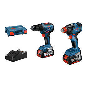 Bosch GDX 18V-200 + GSR 18V-55 (2x4,0Ah)