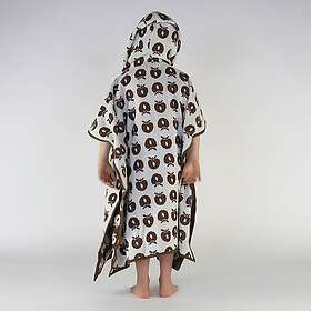 Småfolk Mönstrad Badponcho Med Äpplen Bison (Unisex)