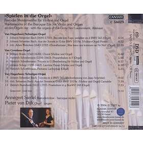 Reincken, Brade, Siedel, Dijk Spielen In Die Orgel Masterworks Of The Baroque CD