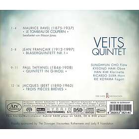 Francaix, Ibert, Veits Quintet Ravel Francaix Taffanel Ibert CD