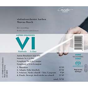 Marcus Bosch Symphony 6 In Major Wab 106 CD