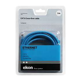 Ekon ECITCROSSOVC630 Crossover Cat 6 3m Blå