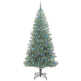 vidaXL Artificial Tree Snowy 240cm