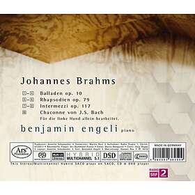 Engeli Benjamin Engeli Plays Brahms CD