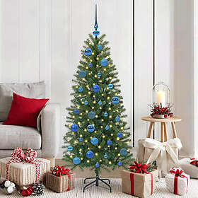 vidaXL Julgranskule Set med LEDs 61-pack