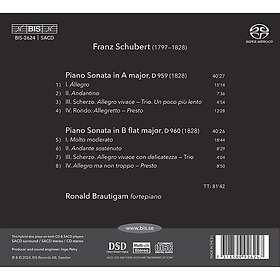 Ronald Brautigam Schubert: Piano Sonatas, D 959 & D 960 CD