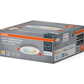 Osram SMART+ Downlight Slim 550lm 8W/827-865 120mm vit WiFi