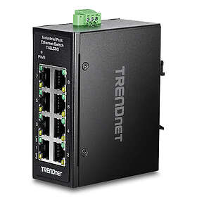 TRENDnet TI-ELC80 Industriell Mini Switch 8-port TAA-kompatibel