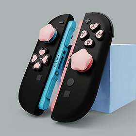 MTK Nintendo Switch 2 D-pad Knapp ABXY Klistermärke Set - Rosa+Svart