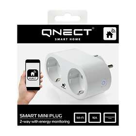Qnect Smart Plug 16A WiFi 2-veis