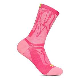 Hoka Clifton Crew Run Sock Electric Rose (Unisex)