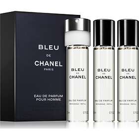 Chanel Bleu De Gift Set för män (3x20ml EdT Spray)