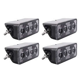 Nizled Spot Light B24RF 4-pakning, vinklet 13 cm bak/arbeidslys, 24W, arbeidslys