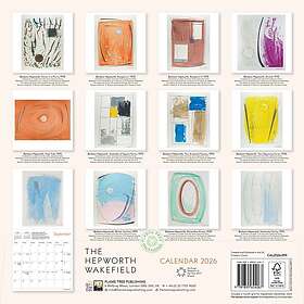 Flame Tree Publishing The Hepworth Wakefield: Barbara Hepworth: Twelve Lithographs Väggkalender 2026