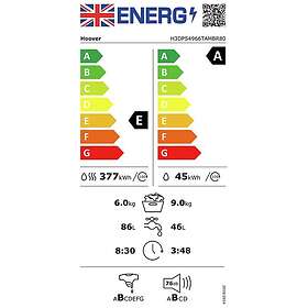 Hoover H-WASH&DRY 350 H3DPS4966TAMBR80 (Grey)