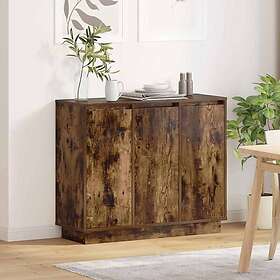 vidaXL Sidobord med Hylla 90x32x75cm Konstruerat Trä 869678
