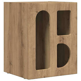 vidaXL Nattbord Artisan Eik 40x35x50cm Konstruert tre 891263