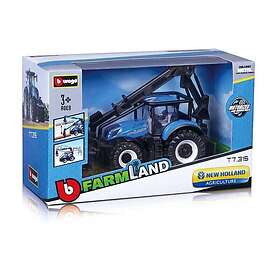 Bburago New Holland T7.315 Tractor With Front Log Loader