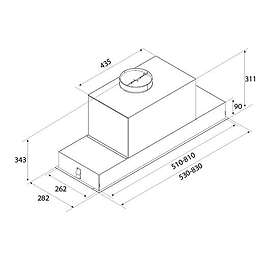 AirForce Compact In 53cm (Black)