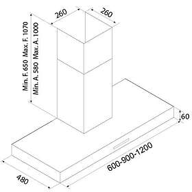 AirForce Shape CCSHA6001 60cm (Stainless Steel)