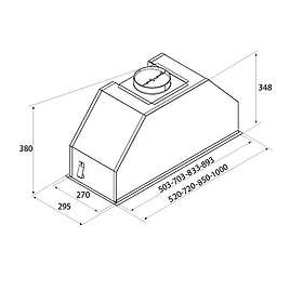 AirForce INCASSO PRO 100cm (Stainless Steel)