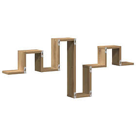 vidaXL Vegghylle Artisan Oak 104.5x43x10cm