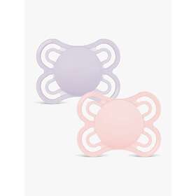 Mam Ultra Air Silikone Sutt 0-6m 2-pak (Pink)