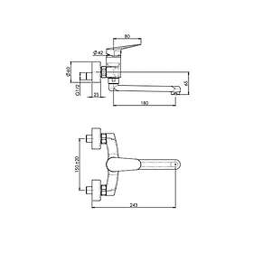 Vigour One Servantbatteri (Krom)