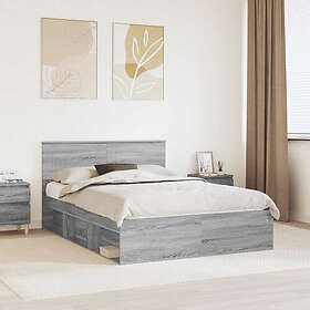 vidaXL Sängram 140x190cm 3407873