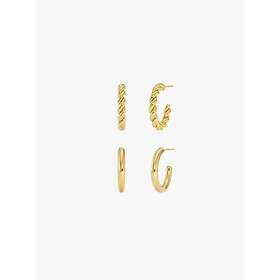 Edblad Duo Pair Creoles 44795 Øredobber