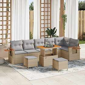 vidaXL Garden Sofa Set with Cushions 11 Pieces 3365147