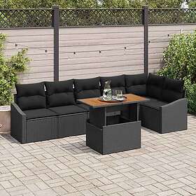 vidaXL Leone Garden Sofa Set with Storage 7 Pieces 3358585