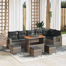 vidaXL Garden Sofa Set with Cushion 12 Pieces 3363723