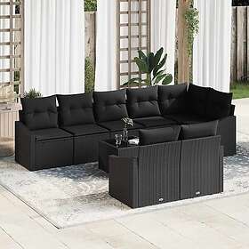 vidaXL Hage Sofasett med Pute 9 Deler 3355452