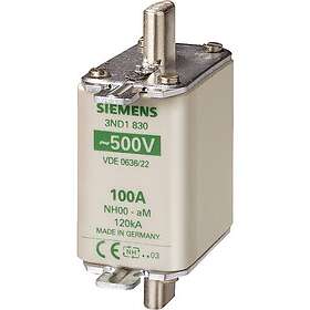 Siemens Fusible NH00 100A 500V