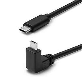 MicroConnect USB3.1CC1A USB-C til USB-C USB 3.2 Gen 2 1m vinklet