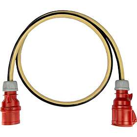 DANCABLES 38050025 Kabel sæt 5G6 25M 32A CEE IP44 Sort