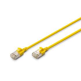 Digitus Cat6a F/FTP LSOH Slim Câble de Raccordement 0.5m DK-1632-A-005S-Y