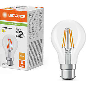 Ledvance 5657063699 Standardpære B22D 2700K 2.4W