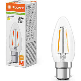Ledvance 5657064863 B22D Stearinlys 2700K 470lm 1.8W