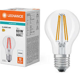 Ledvance 5657064698 Standardpære E27 4000K 7W